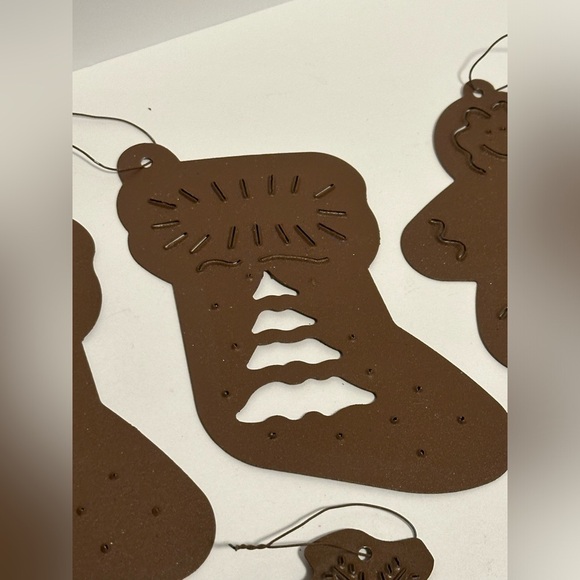 Rustic Metal Ornaments and Garland - Picture 2 of 16